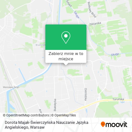 Mapa Dorota Majak-Świerczyńska Nauczanie Języka Angielskiego