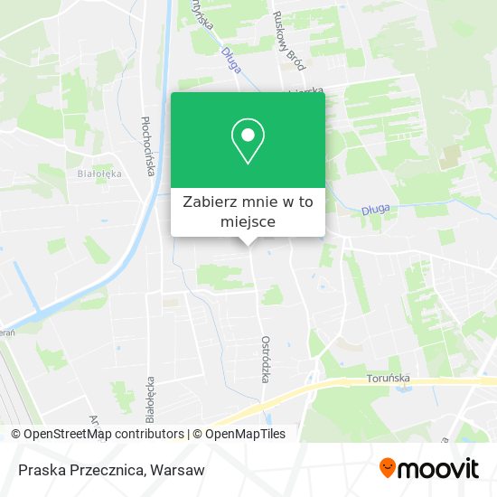 Mapa Praska Przecznica