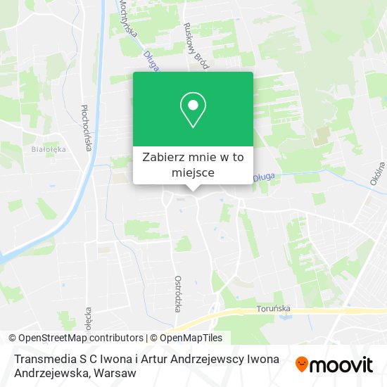 Mapa Transmedia S C Iwona i Artur Andrzejewscy Iwona Andrzejewska