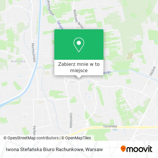 Mapa Iwona Stefańska Biuro Rachunkowe