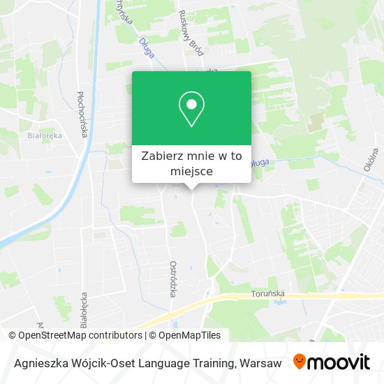 Mapa Agnieszka Wójcik-Oset Language Training