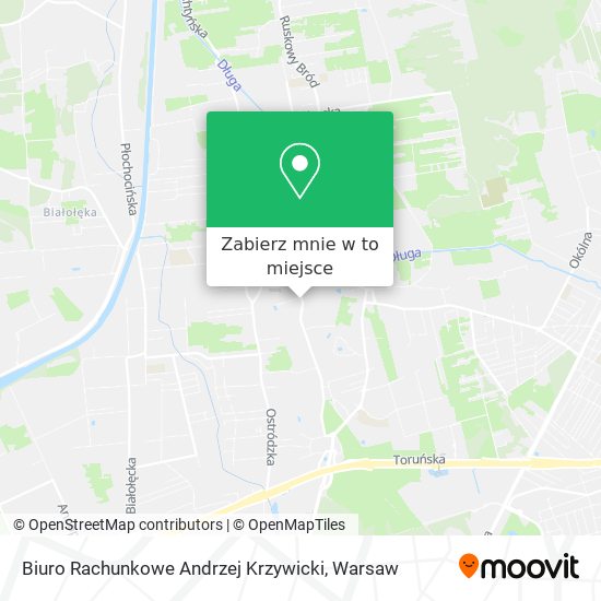 Mapa Biuro Rachunkowe Andrzej Krzywicki