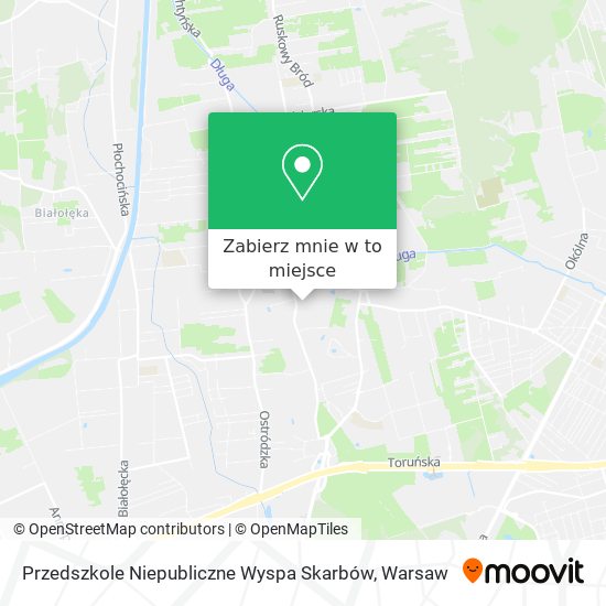 Mapa Przedszkole Niepubliczne Wyspa Skarbów