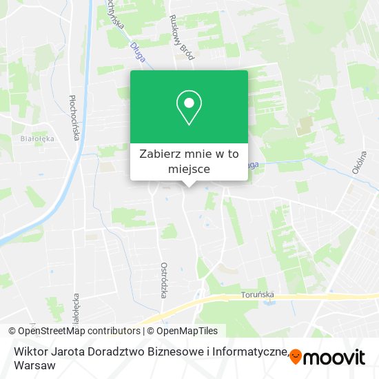 Mapa Wiktor Jarota Doradztwo Biznesowe i Informatyczne