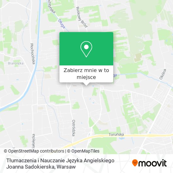 Mapa Tłumaczenia i Nauczanie Języka Angielskiego Joanna Sadokierska