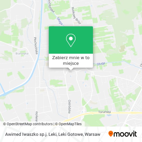 Mapa Awimed Iwaszko sp.j. Leki, Leki Gotowe