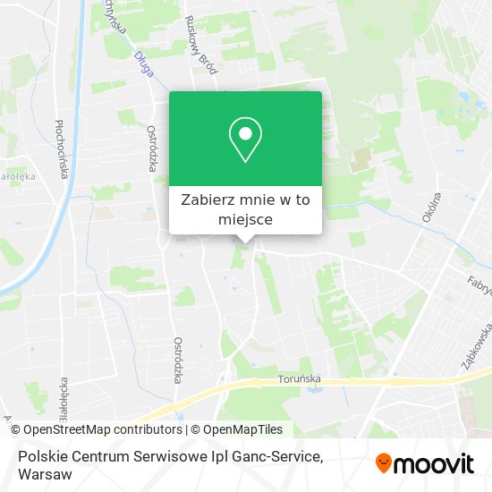 Mapa Polskie Centrum Serwisowe Ipl Ganc-Service