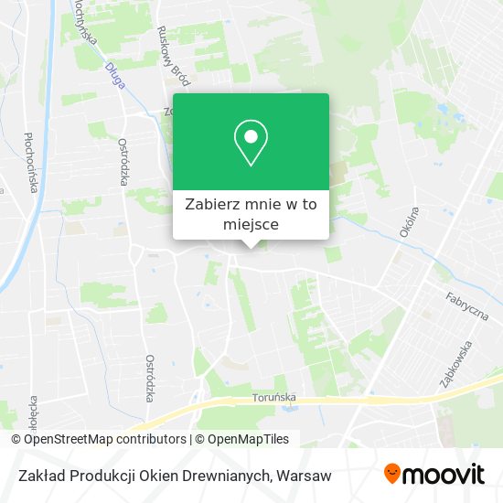 Mapa Zakład Produkcji Okien Drewnianych