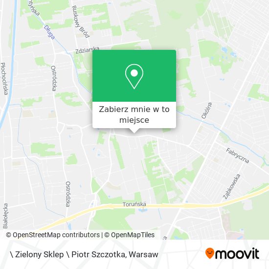 Mapa \ Zielony Sklep \ Piotr Szczotka