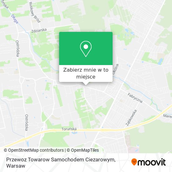 Mapa Przewoz Towarow Samochodem Ciezarowym