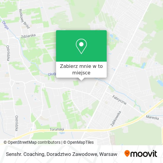 Mapa Senshr. Coaching, Doradztwo Zawodowe