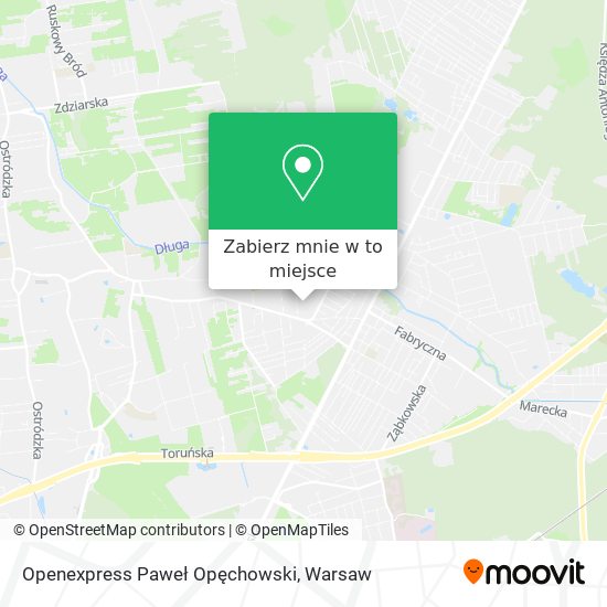 Mapa Openexpress Paweł Opęchowski