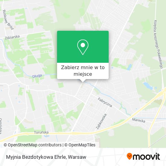 Mapa Myjnia Bezdotykowa Ehrle