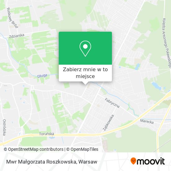 Mapa Mwr Małgorzata Roszkowska