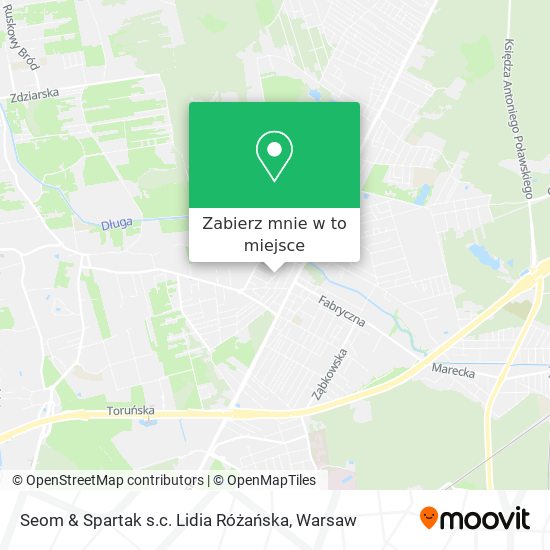 Mapa Seom & Spartak s.c. Lidia Różańska