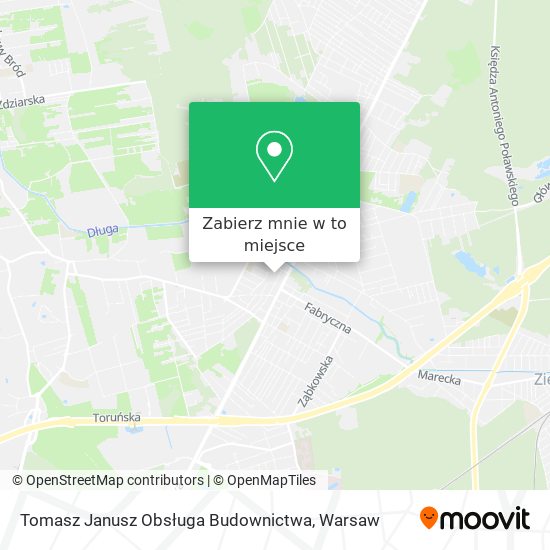 Mapa Tomasz Janusz Obsługa Budownictwa