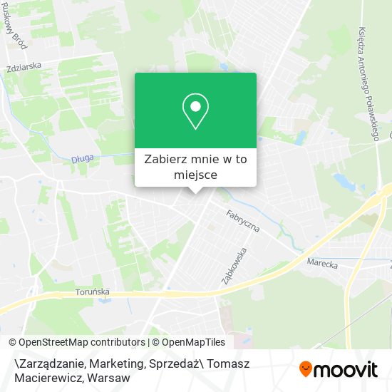 Mapa \Zarządzanie, Marketing, Sprzedaż\ Tomasz Macierewicz