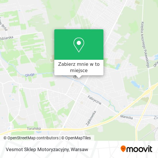 Mapa Vesmot Sklep Motoryzacyjny