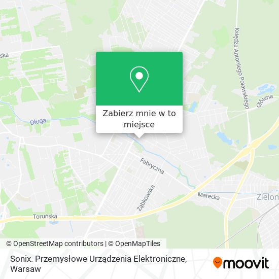 Mapa Sonix. Przemysłowe Urządzenia Elektroniczne