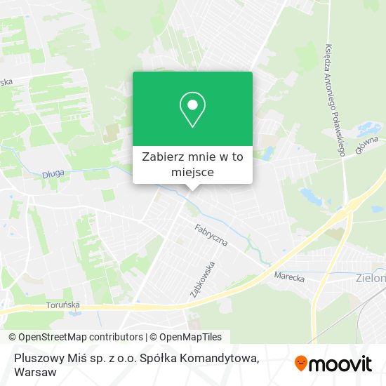 Mapa Pluszowy Miś sp. z o.o. Spółka Komandytowa