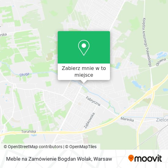 Mapa Meble na Zamówienie Bogdan Wolak