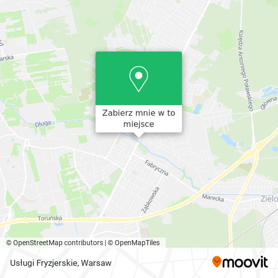 Mapa Usługi Fryzjerskie