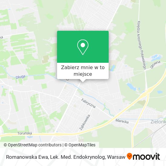 Mapa Romanowska Ewa, Lek. Med. Endokrynolog