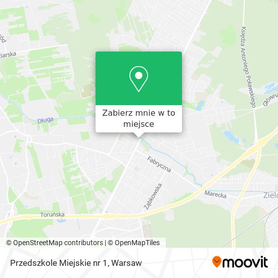 Mapa Przedszkole Miejskie nr 1