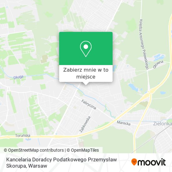 Mapa Kancelaria Doradcy Podatkowego Przemysław Skorupa