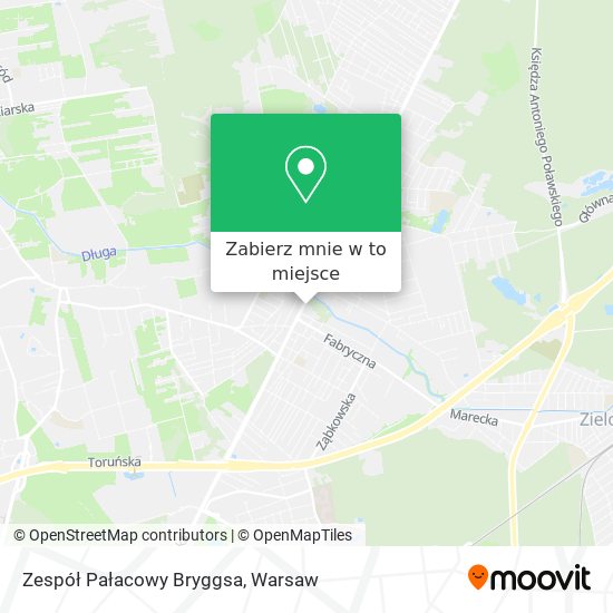 Mapa Zespół Pałacowy Bryggsa