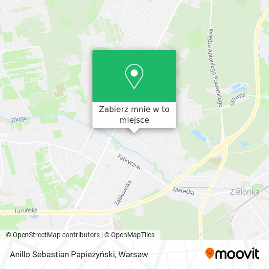 Mapa Anillo Sebastian Papieżyński