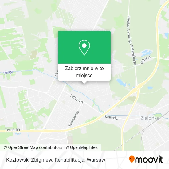 Mapa Kozłowski Zbigniew. Rehabilitacja