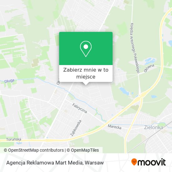 Mapa Agencja Reklamowa Mart Media