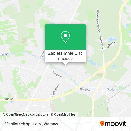 Mapa Mobiletech sp. z o.o.