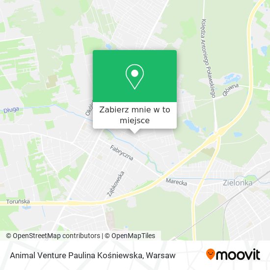 Mapa Animal Venture Paulina Kośniewska