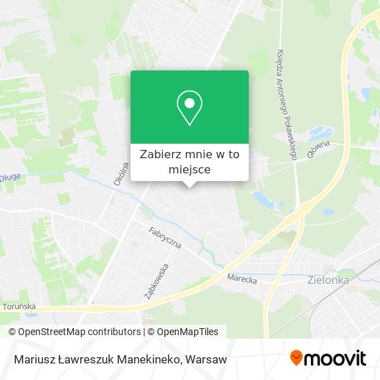 Mapa Mariusz Ławreszuk Manekineko