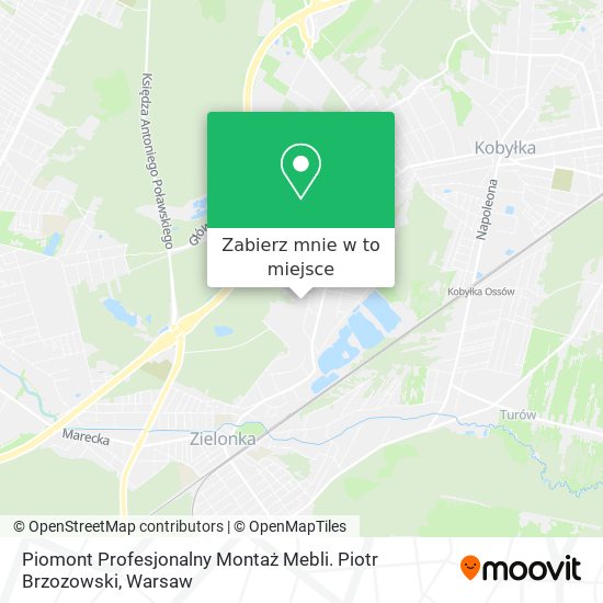 Mapa Piomont Profesjonalny Montaż Mebli. Piotr Brzozowski