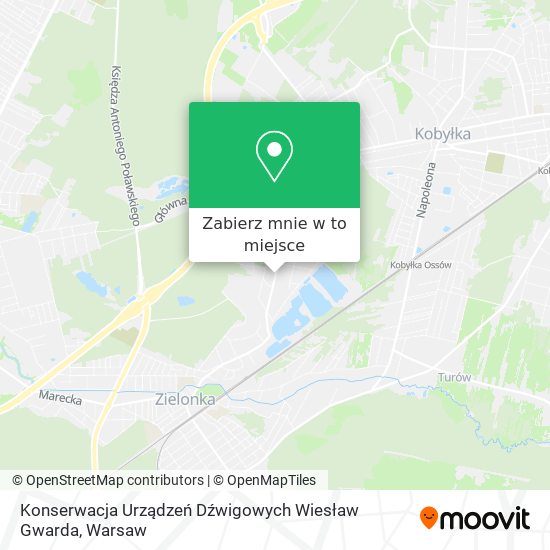 Mapa Konserwacja Urządzeń Dźwigowych Wiesław Gwarda