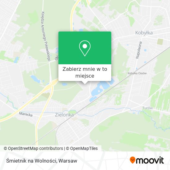 Mapa Śmietnik na Wolności