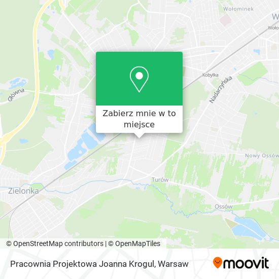 Mapa Pracownia Projektowa Joanna Krogul