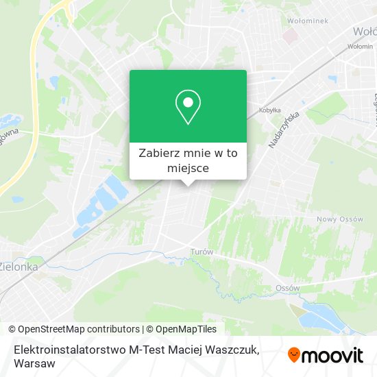 Mapa Elektroinstalatorstwo M-Test Maciej Waszczuk