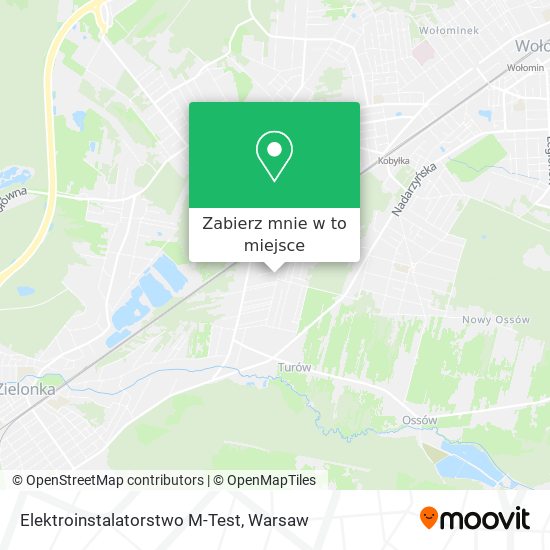 Mapa Elektroinstalatorstwo M-Test