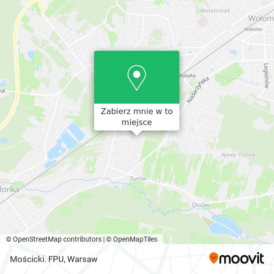 Mapa Mościcki. FPU