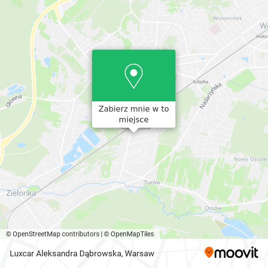 Mapa Luxcar Aleksandra Dąbrowska