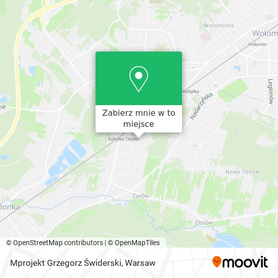 Mapa Mprojekt Grzegorz Świderski