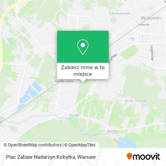 Mapa Plac Zabaw Nadarzyn Kobyłka