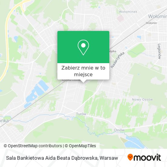 Mapa Sala Bankietowa Aida Beata Dąbrowska