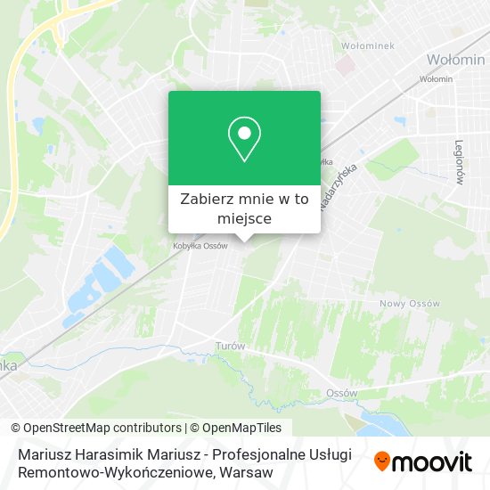 Mapa Mariusz Harasimik Mariusz - Profesjonalne Usługi Remontowo-Wykończeniowe