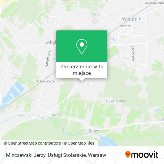 Mapa Minczewski Jerzy. Usługi Stolarskie