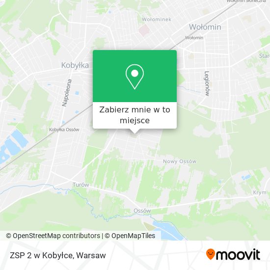 Mapa ZSP 2 w Kobyłce